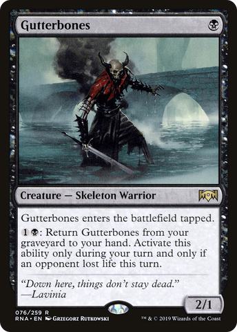 {R} Gutterbones [Ravnica Allegiance][RNA 076]