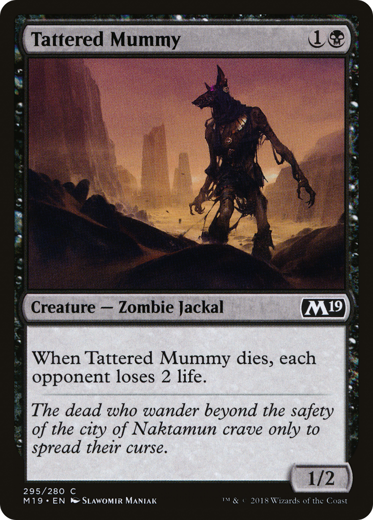 {C} Tattered Mummy [Core Set 2019][M19 295]