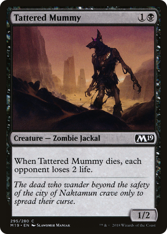 {C} Tattered Mummy [Core Set 2019][M19 295]