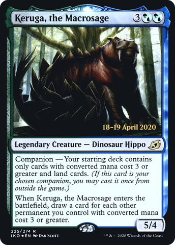 {R} Keruga, the Macrosage [Ikoria: Lair of Behemoths Prerelease Promos][PR IKO 225]