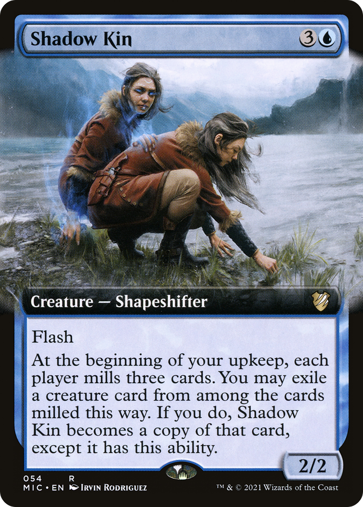 {R} Shadow Kin (Extended Art) [Innistrad: Midnight Hunt Commander][MIC 054]