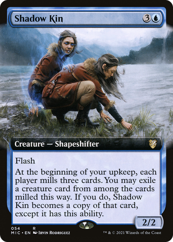 {R} Shadow Kin (Extended Art) [Innistrad: Midnight Hunt Commander][MIC 054]