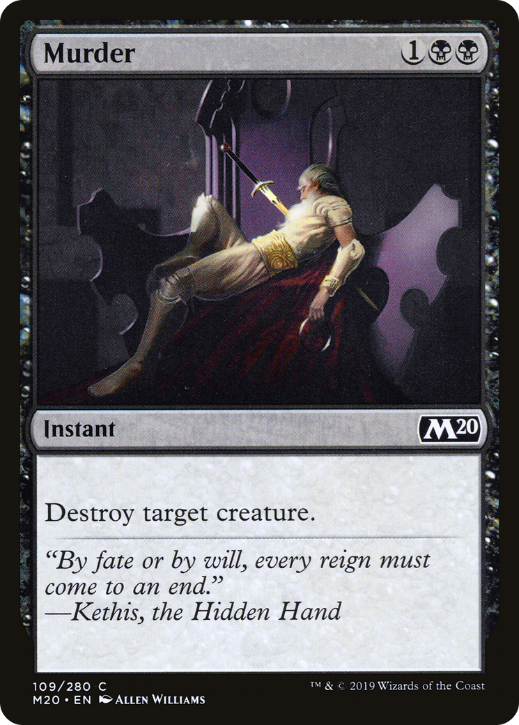 {C} Murder [Core Set 2020][M20 109]