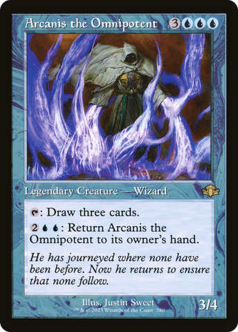 {R} Arcanis the Omnipotent (Retro) [Dominaria Remastered][DMR 280]