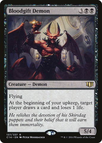 {R} Bloodgift Demon [Commander 2014][C14 137]