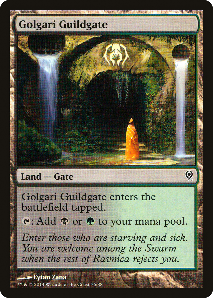 {C} Golgari Guildgate [Duel Decks: Jace vs. Vraska][DDM 076]
