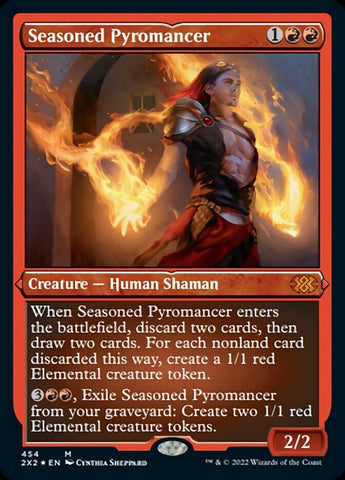 {R} Seasoned Pyromancer (Foil Etched) [Double Masters 2022][2X2 454]