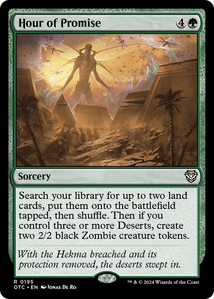 {R} Hour of Promise [Outlaws of Thunder Junction Commander][OTC 195]