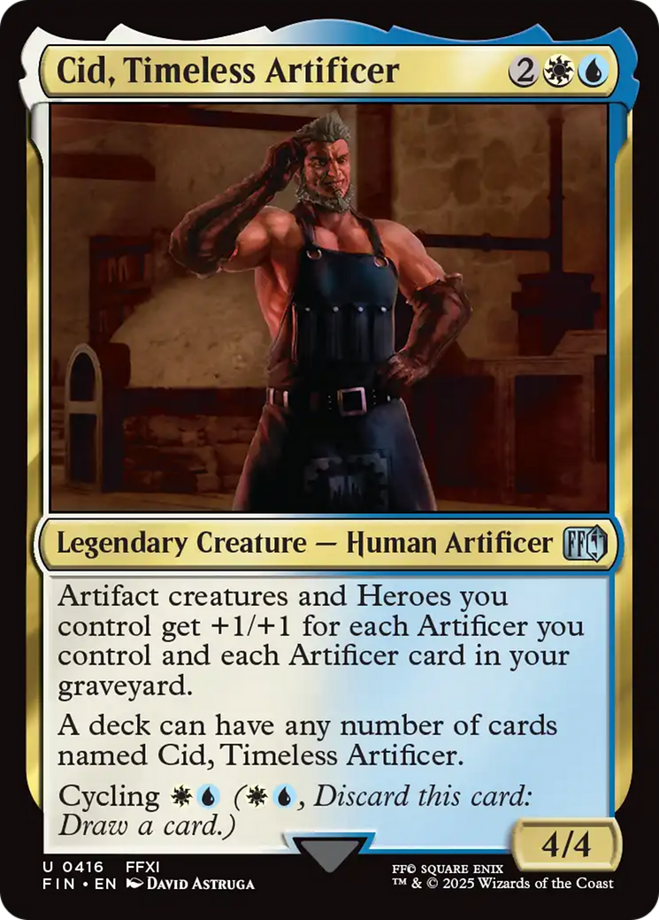 {@@FIN C} Cid, Timeless Artificer (0416) [FINAL FANTASY][FIN 416]