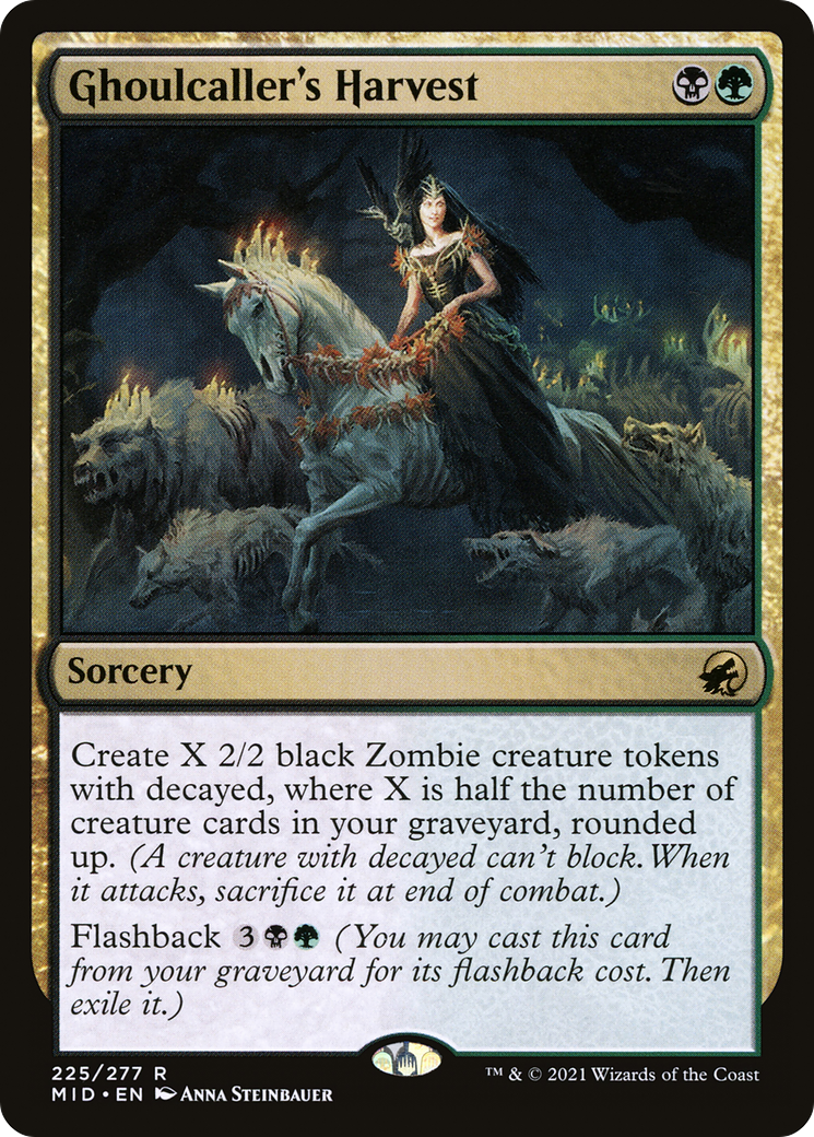 {R} Ghoulcaller's Harvest [Innistrad: Midnight Hunt][MID 225]