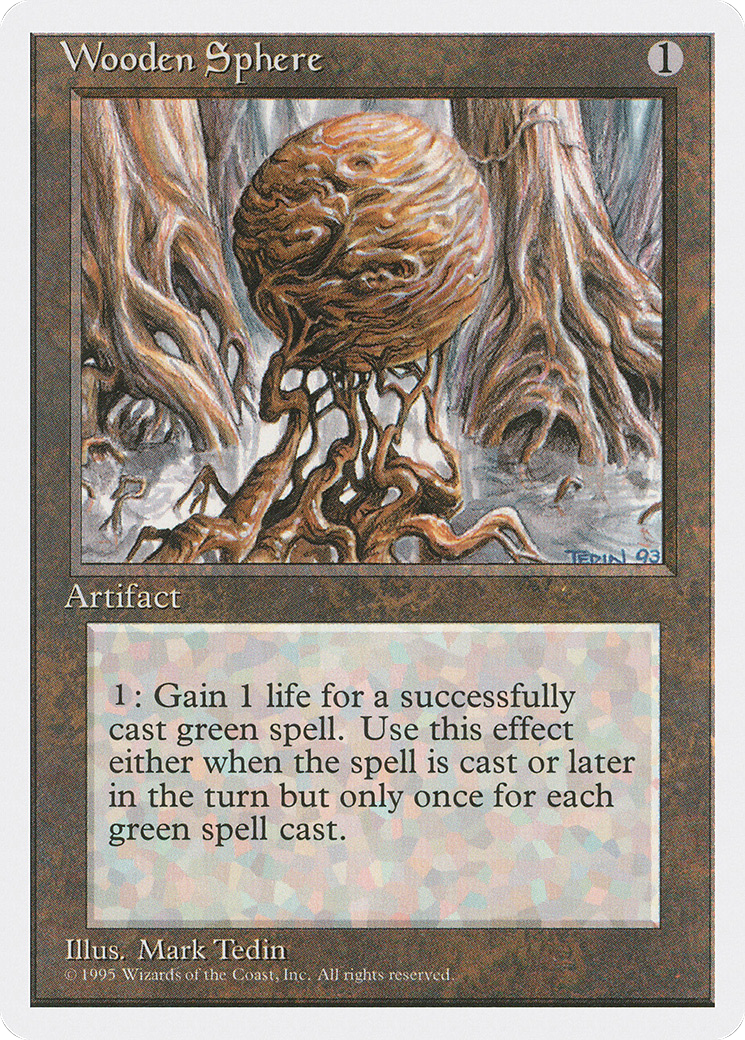 {C} Wooden Sphere [Fourth Edition][4ED 359]