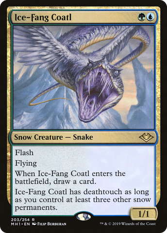 {R} Ice-Fang Coatl [Modern Horizons][MH1 203]