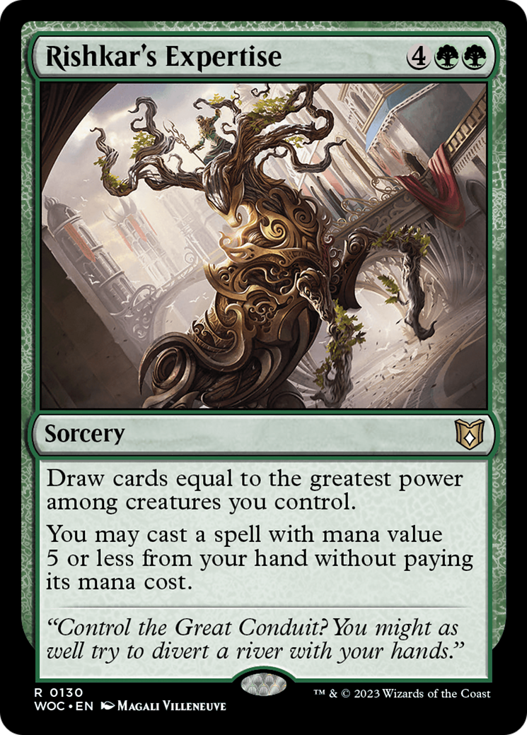 {R} Rishkar's Expertise [Wilds of Eldraine Commander][WOC 130]