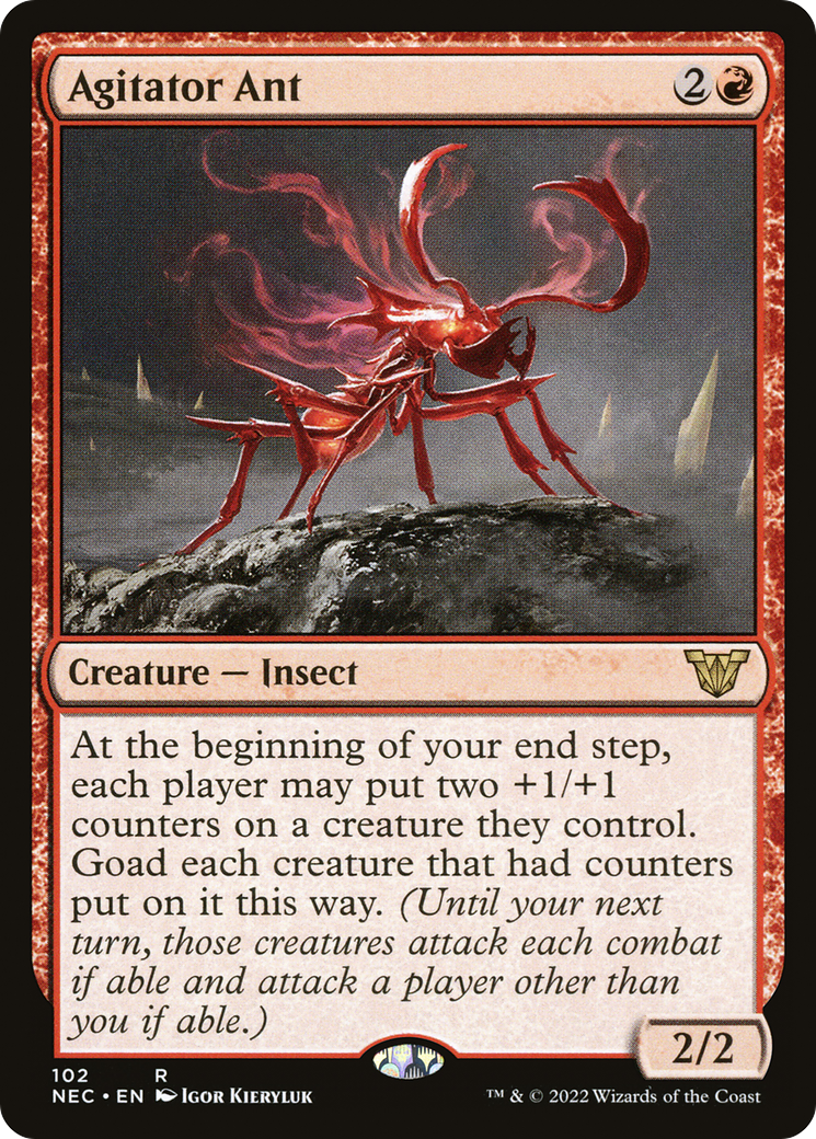 {R} Agitator Ant [Kamigawa: Neon Dynasty Commander][NEC 102]