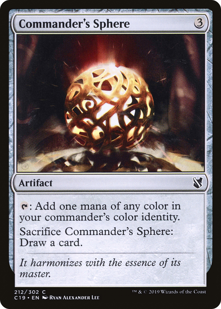 {C} Commander's Sphere [Commander 2019][C19 212]