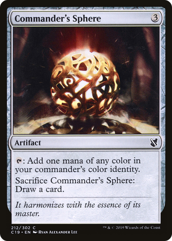 {C} Commander's Sphere [Commander 2019][C19 212]