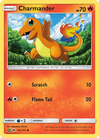 [PKM-R] Charmander (18a/147) [Alternate Art Promos]