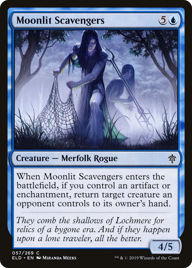 {C} Moonlit Scavengers [Throne of Eldraine][ELD 057]