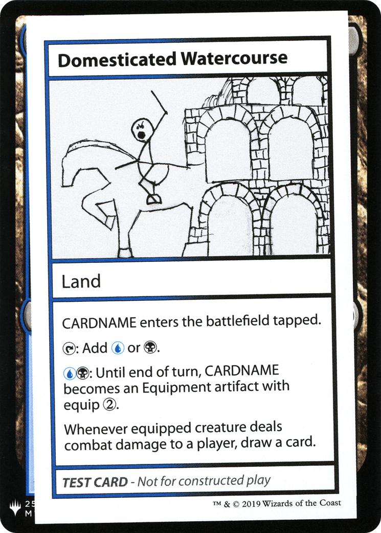 {R} Domesticated Watercourse [Mystery Booster Playtest Cards][CON CMB1 114]