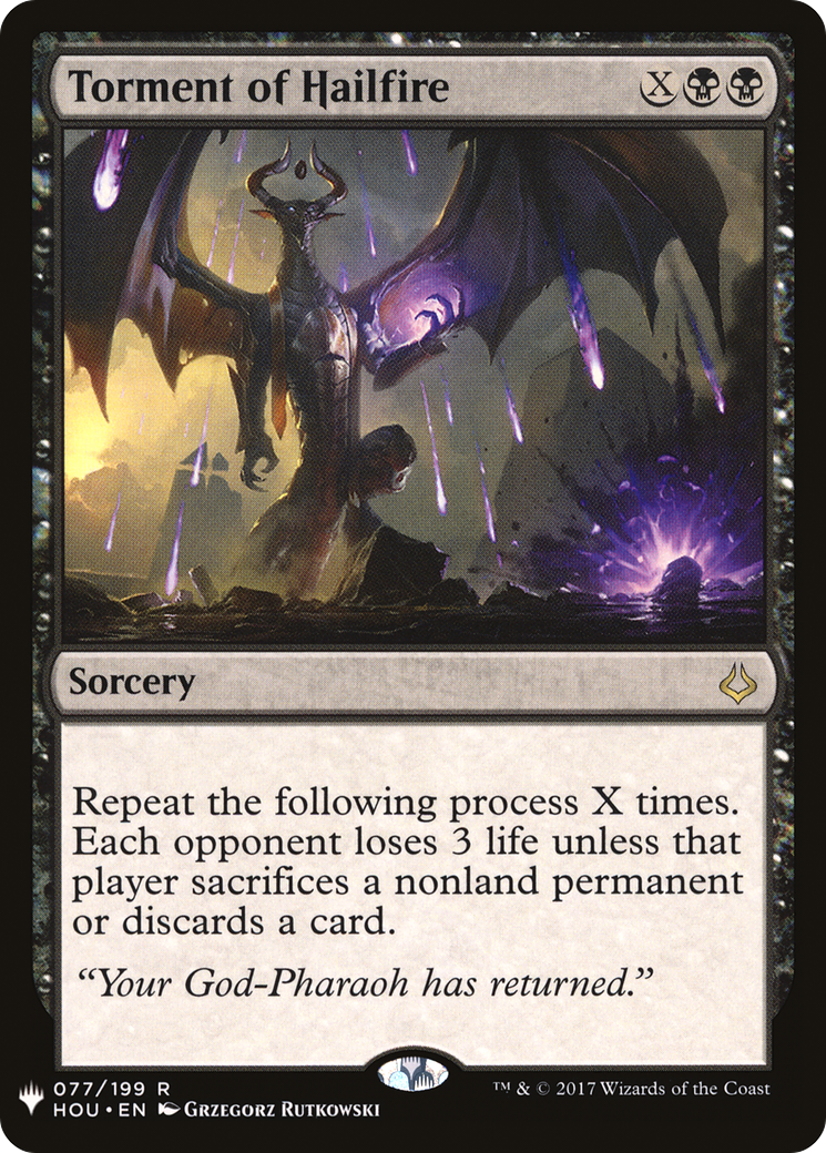 {R} Torment of Hailfire [LIST HOU-77]