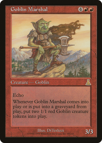 {R} Goblin Marshal [Urza's Destiny][UDS 085]