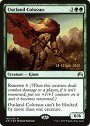 {R} Outland Colossus [Magic Origins Prerelease Promos][PR ORI 193]