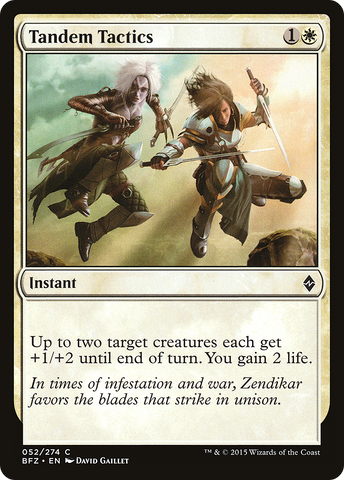 {C} Tandem Tactics [Battle for Zendikar][BFZ 052]