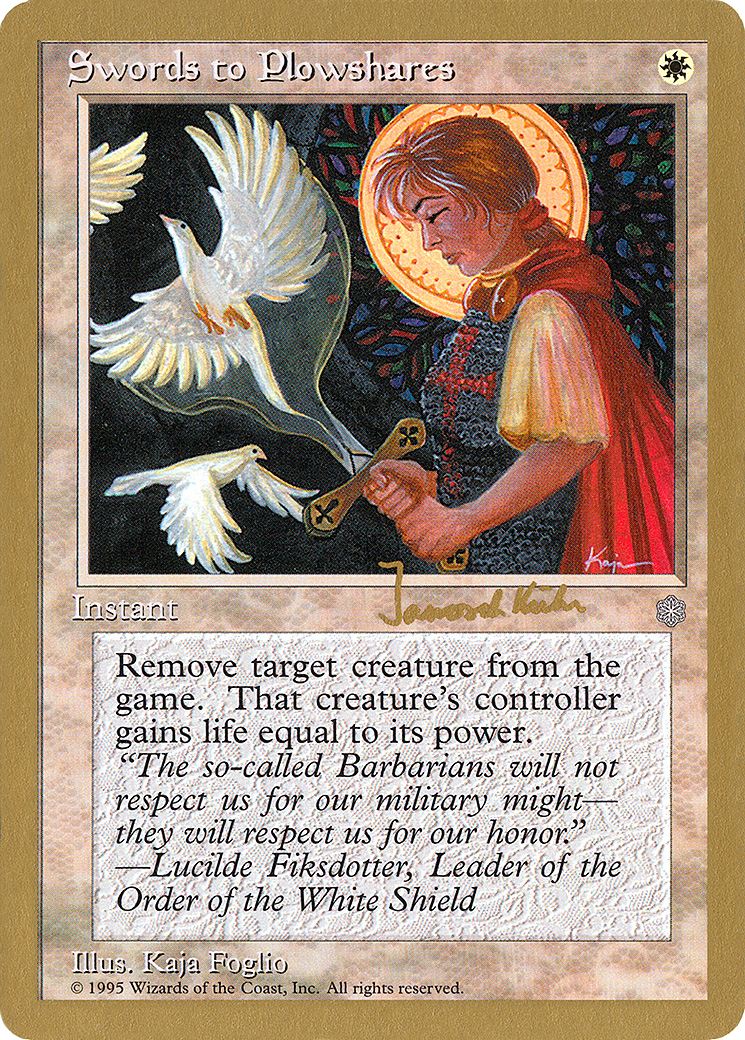 {C} Swords to Plowshares (Janosch Kuhn) [World Championship Decks 1997][GB WC97 JK54]
