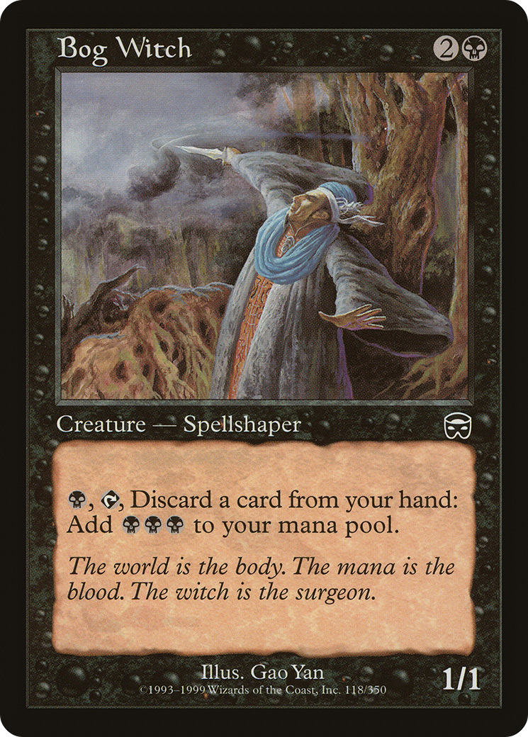 {C} Bog Witch [Mercadian Masques][MMQ 118]