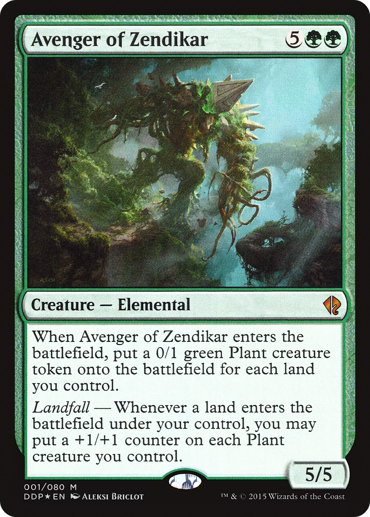 {R} Avenger of Zendikar (DDP-001) - Duel Decks: Zendikar vs. Eldrazi [DDP 001] Foil