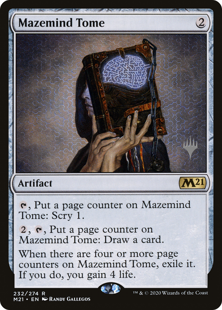 {R} Mazemind Tome (Promo Pack) [Core Set 2021 Promos][PP M21 232]