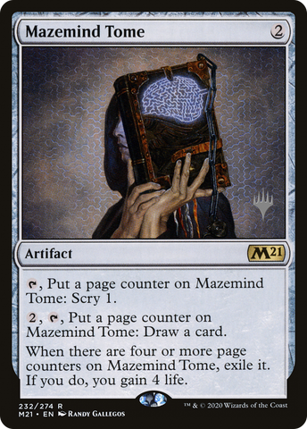 {R} Mazemind Tome (Promo Pack) [Core Set 2021 Promos][PP M21 232]