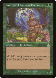 {R} Rofellos, Llanowar Emissary [Urza's Destiny][UDS 118] - Misty Mountain Games