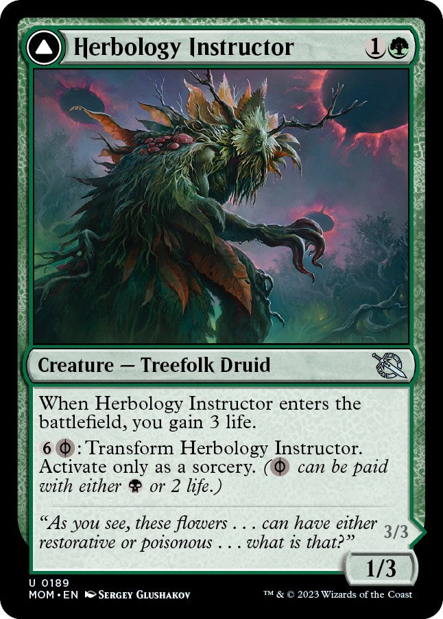 {C} Herbology Instructor // Malady Invoker [March of the Machine][MOM 189]