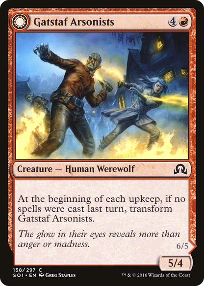 {C} Gatstaf Arsonists // Gatstaf Ravagers [Shadows over Innistrad][SOI 158]
