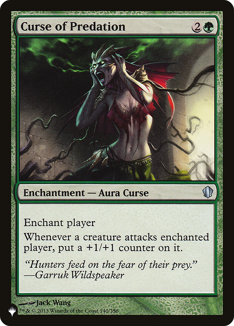 Curse of Predation [LIST 140/356]