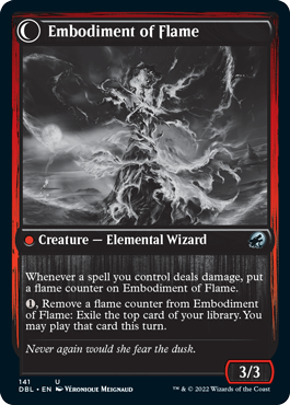 {C} Flame Channeler // Embodiment of Flame [Innistrad: Double Feature][DBL 141]