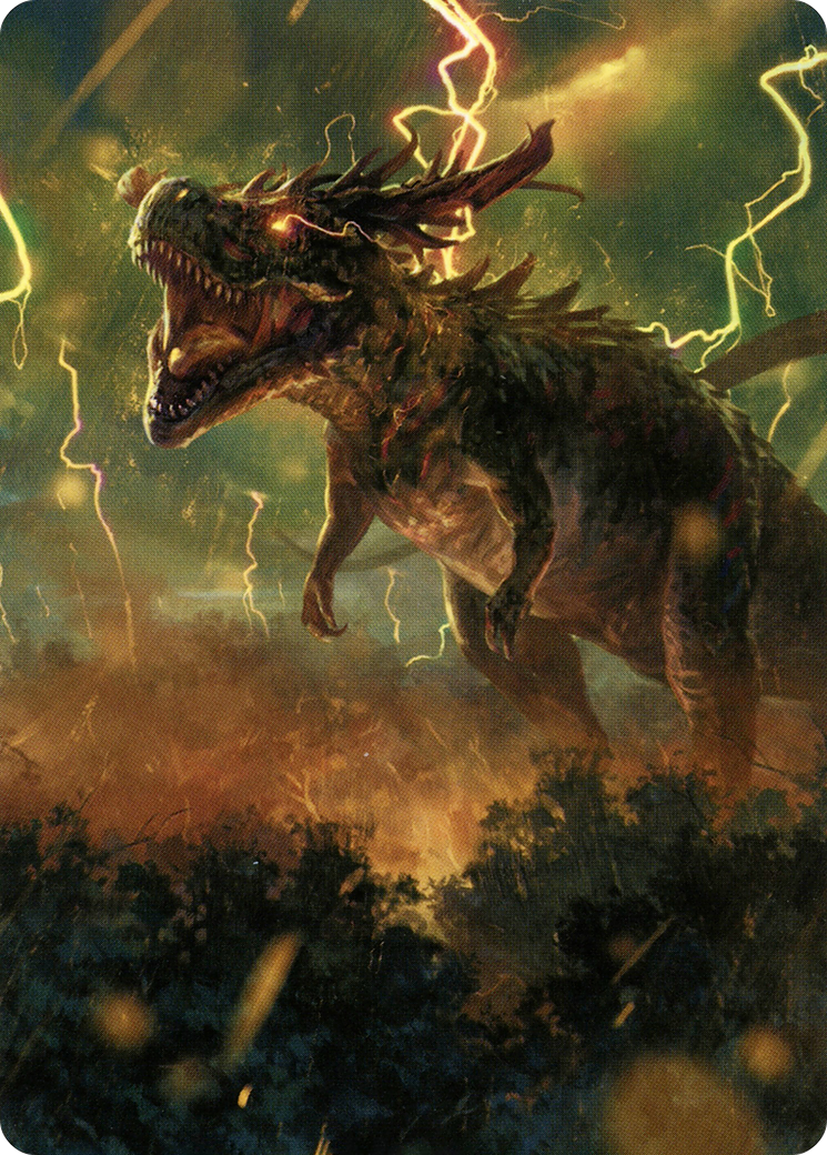 {A} Thrasta, Tempest's Roar Art Card (42) [Modern Horizons 2 Art Series][AMH2 042]