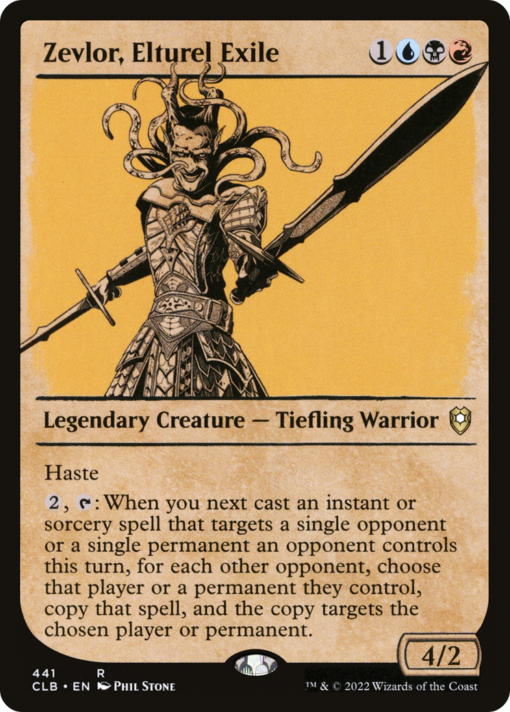 {R} Zevlor, Elturel Exile (Showcase) [Commander Legends: Battle for Baldur's Gate][CLB 441]