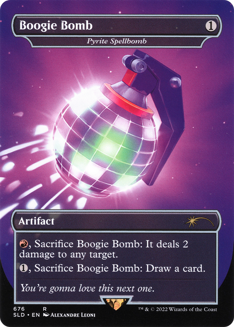 {R} Pyrite Spellbomb - Boogie Bomb (Borderless) [Secret Lair Drop Promos][SLD 676]