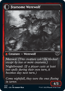 {C} Fearful Villager // Fearsome Werewolf [Innistrad: Double Feature][DBL 424]