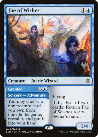 {R} Fae of Wishes // Granted (Promo Pack) [Throne of Eldraine Promos][PP ELD 044]