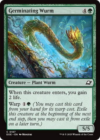 {@@ EOE C} Germinating Wurm [Edge of Eternities][EOE 187]