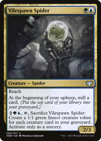 {C} Vilespawn Spider [Innistrad: Crimson Vow][VOW 250]