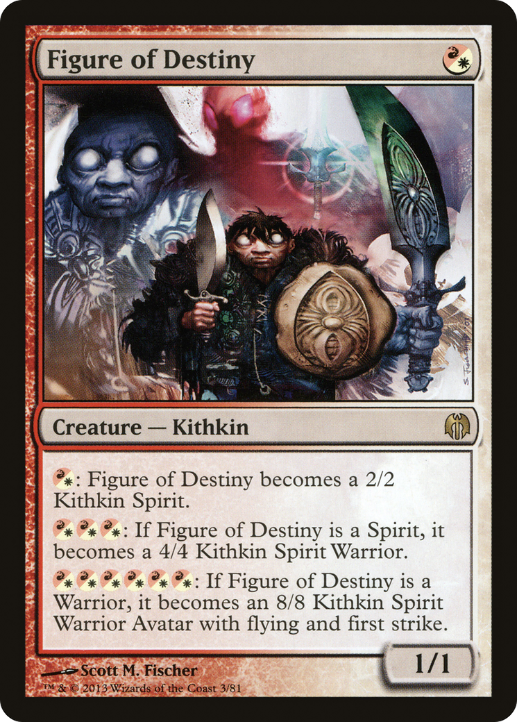 {R} Figure of Destiny [Duel Decks: Heroes vs. Monsters][DDL 003]