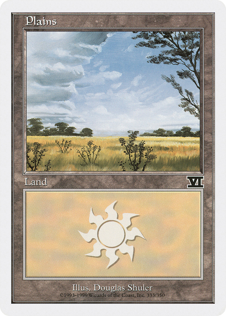 {B}[6ED 333] Plains (333) [Classic Sixth Edition]