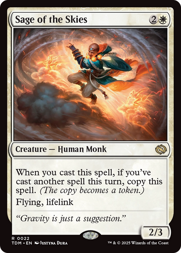 {@R} Sage of the Skies [Tarkir: Dragonstorm][TDM 022]