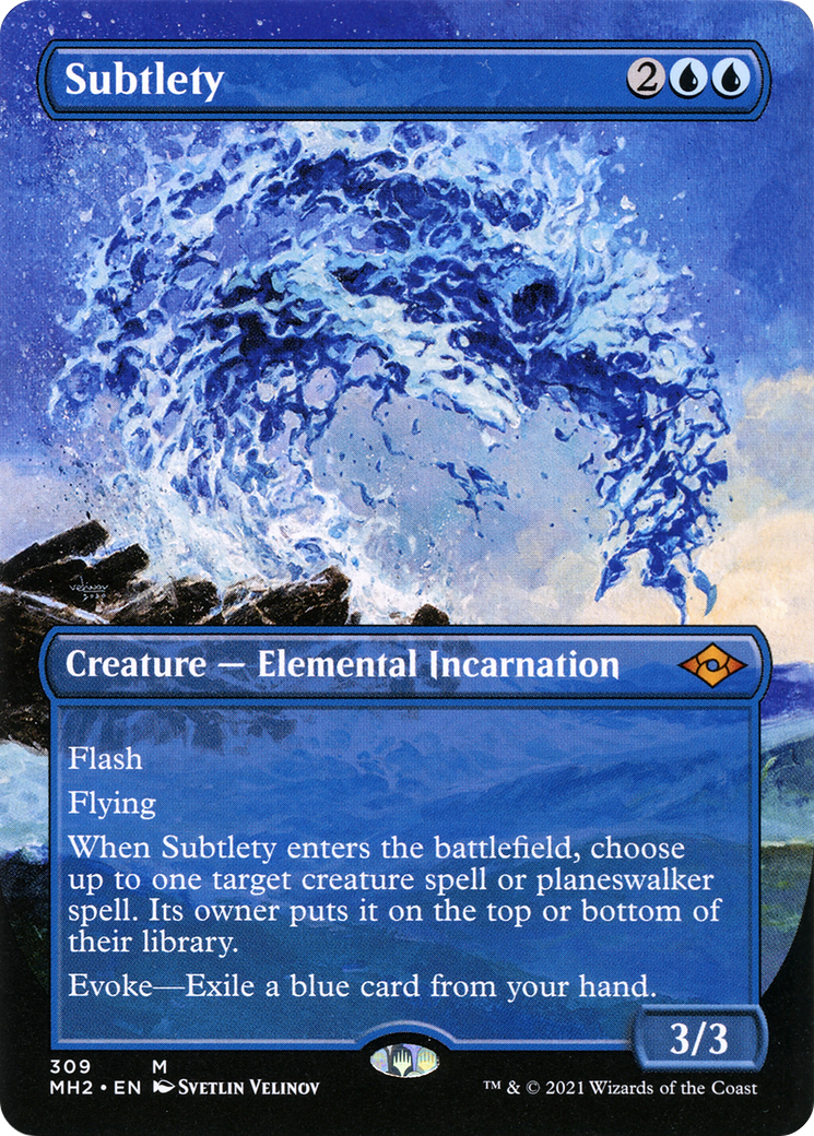 {R} Subtlety (Borderless) (Borderless) [Modern Horizons 2] [MH2 309]