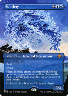{R} Subtlety (Borderless Alternate Art) [Modern Horizons 2][MH2 309] - Misty Mountain Games