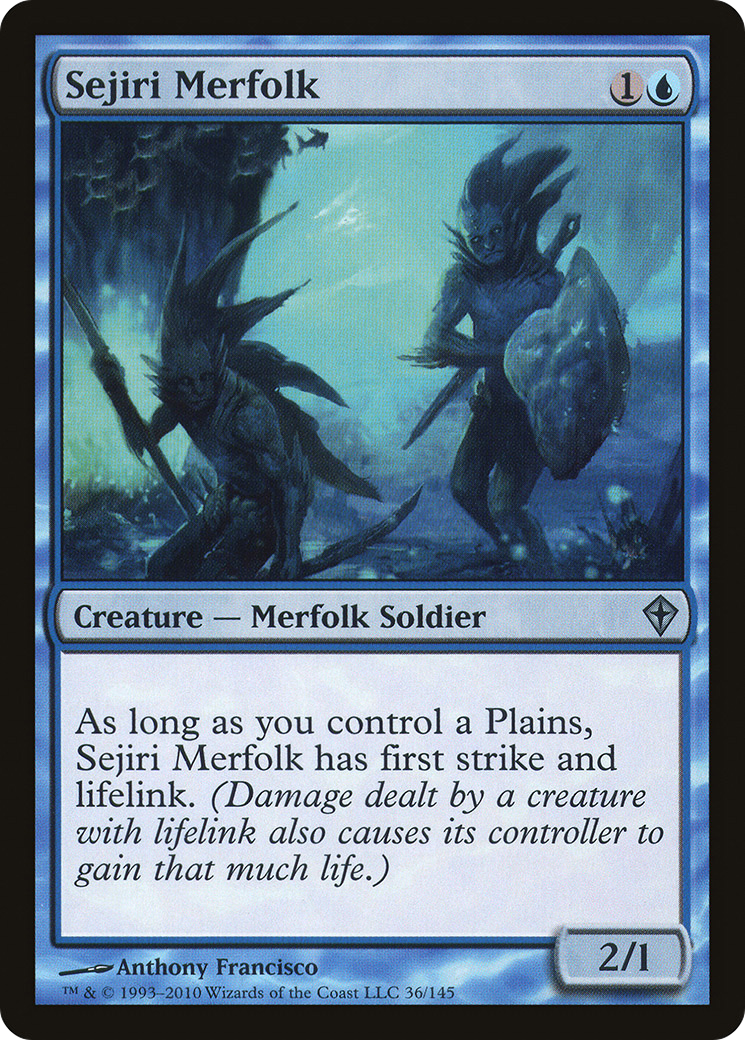 {C} Sejiri Merfolk [Worldwake][WWK 036]